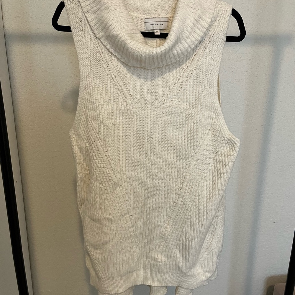 Women's Cream Sweater Vest
